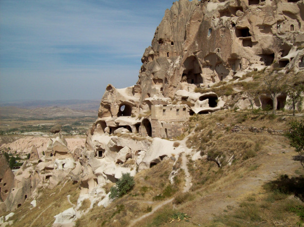 Обои картинки фото кападокия, турция, природа, горы