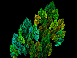 Картинка 3д графика fractal фракталы абстракция узор