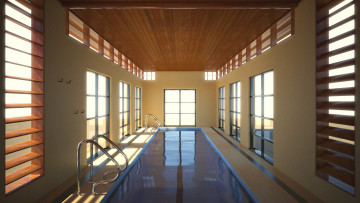 Картинка интерьер бассейны открытые площадки вода бассейн комната здание