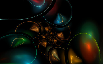 Картинка 3д графика fractal фракталы узор фон