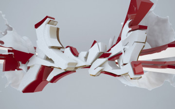 Картинка 3д графика abstract абстракции фон цвета узор