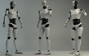 Картинка 3д графика modeling моделирование роботы