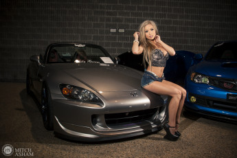 Картинка автомобили авто девушками donnah pham honda s2000