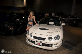 Картинка автомобили авто девушками donnah pham toyota celica