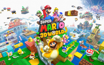 Картинка super mario 3d world видео игры марио