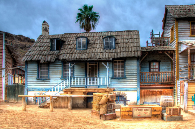 Обои картинки фото испания, канарские, ва, каньон, дель, агила, города, здания, дома, дом, ландшафт