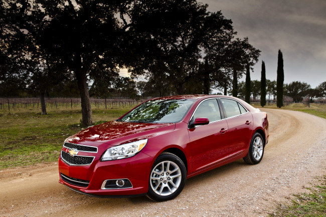 Обои картинки фото 2013, chevrolet, malibu, eco, автомобили, дорога