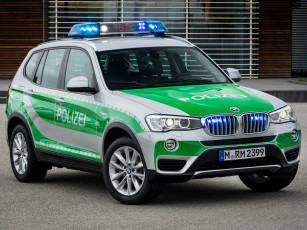 обоя автомобили, полиция, bmw, f25, polizei, x3, 2014г