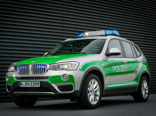 Картинка автомобили полиция x3 f25 2014г polizei bmw