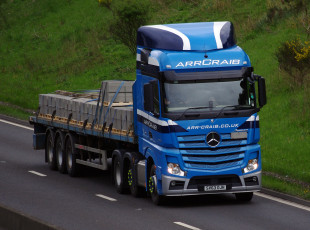 Картинка mercedes+actros автомобили mercedes+trucks тяжелый грузовик седельный тягач