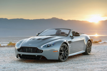 обоя автомобили, aston martin, серый, us-spec, aston, martin, 2015г, roadster, vantage, s, v12
