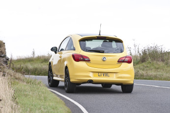 Картинка автомобили vauxhall 3-door limited edition corsa желтый 2014г e