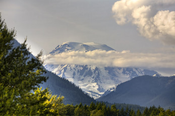 Картинка природа горы небо облака