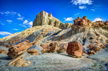 Картинка природа горы облака небо пейзаж