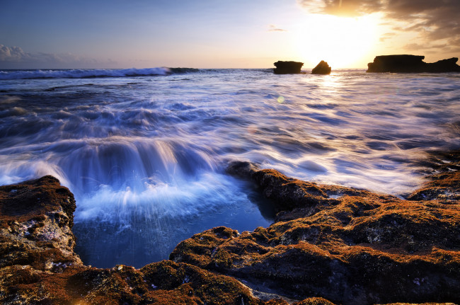 Обои картинки фото природа, побережье, океан, берег, скалы, волны