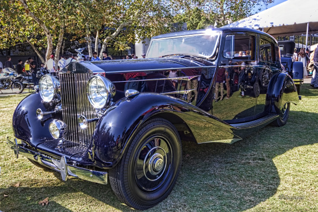 Обои картинки фото 1937 rolls-royce phantom iii hooper sport saloon, автомобили, выставки и уличные фото, автошоу, выставка