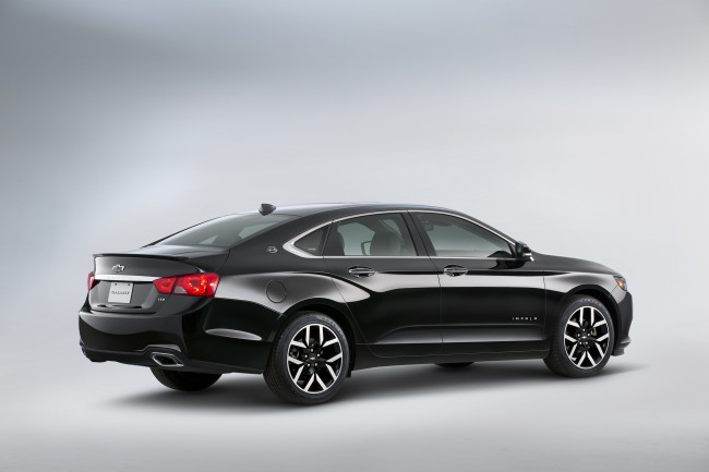 Обои картинки фото автомобили, chevrolet, blackout, impala, темный, 2014г, concept
