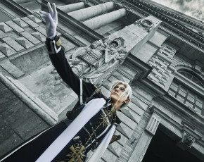 Картинка разное cosplay+ косплей здание костюм парень арт