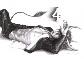 Картинка разное арты блич улькиорра аранкар карандаш рисунок арт