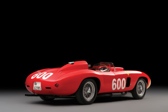 Картинка автомобили ferrari 290 mm scaglietti spyder красный