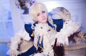 Картинка разное cosplay+ косплей кружева блондин взгляд парень