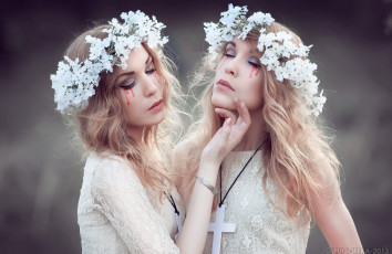 Картинка разное cosplay+ косплей блондинки девушки арт