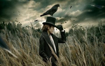 Картинка разное cosplay+ косплей птица человек фон