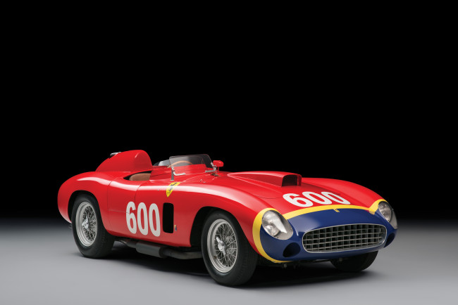 Обои картинки фото автомобили, ferrari, 290, mm, scaglietti, spyder, красный