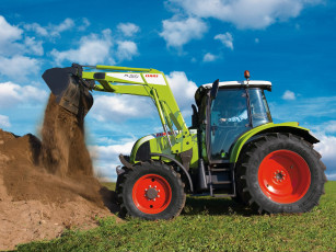 обоя техника, тракторы, ares, claas