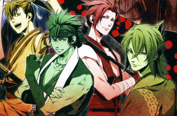 Картинка аниме hakuouki shinsengumi kitan