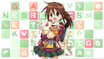 Картинка аниме unknown +другое девушка фон взгляд