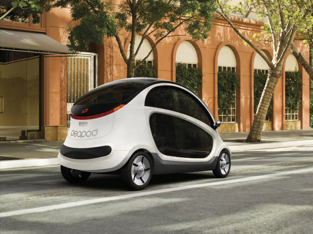 Обои картинки фото chrysler gem peapod concept 2009, автомобили, chrysler, peapod, concept, gem, 2009