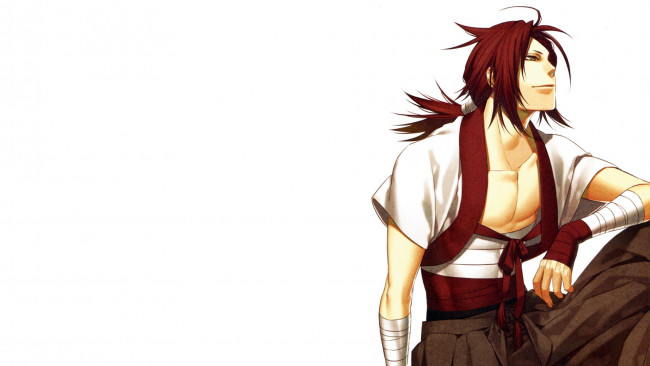 Обои картинки фото аниме, hakuouki, harada, sanosuke