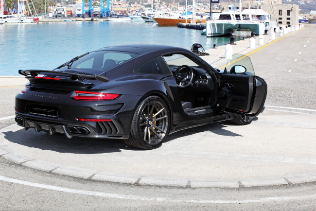 Обои картинки фото автомобили, porsche, uk-spec, gtr, stinger, topcar, turbo, 911