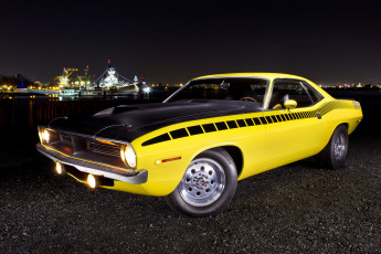 Картинка 1970-plymouth-aar-cuda автомобили plymouth