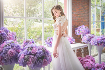 Картинка девушки -unsort+ невесты невеста платье праздник свадьба красотка