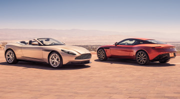 Картинка aston+martin+db11+volante+and+db11+coupe+2018 автомобили aston+martin aston martin volante db11 coupe 2018