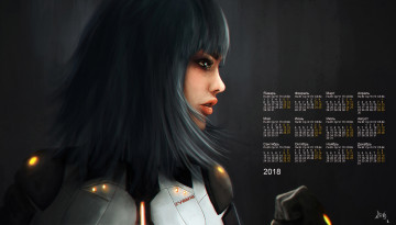 Картинка календари фэнтези профиль девушка