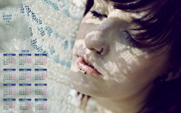 Картинка календари девушки лицо
