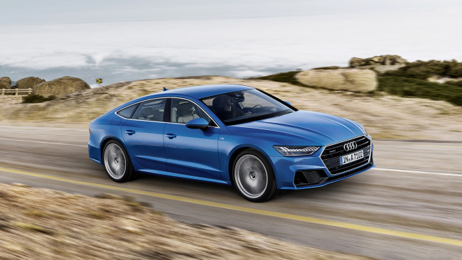 Обои картинки фото audi a7 sportback 2018, автомобили, audi, a7, sportback, 2018