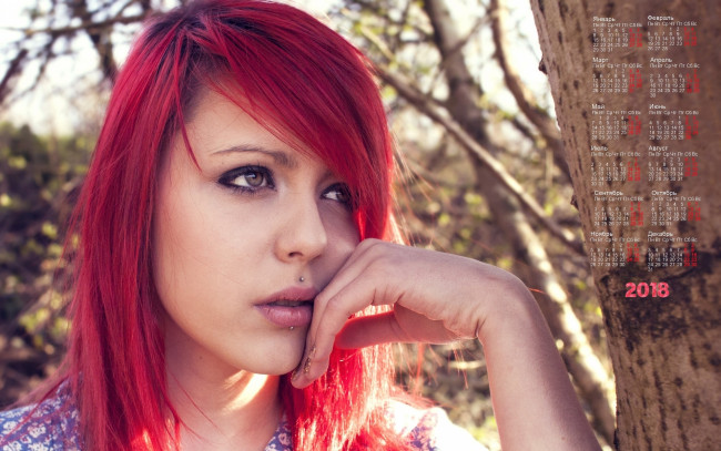 Обои картинки фото календари, девушки, лицо