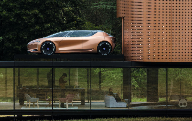 Обои картинки фото renault symbioz concept 2017, автомобили, renault, 2017, concept, symbioz