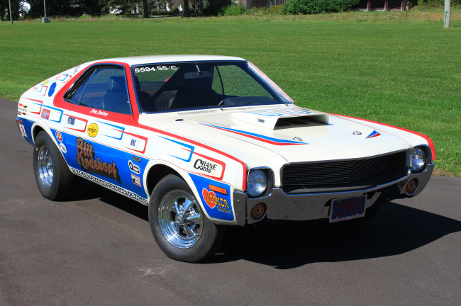 Обои картинки фото 1969-amc-super-stock-amx, автомобили, amc, amx