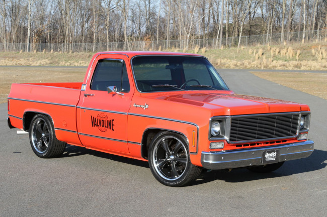 Обои картинки фото автомобили, chevrolet, 1974-chevrolet-c10