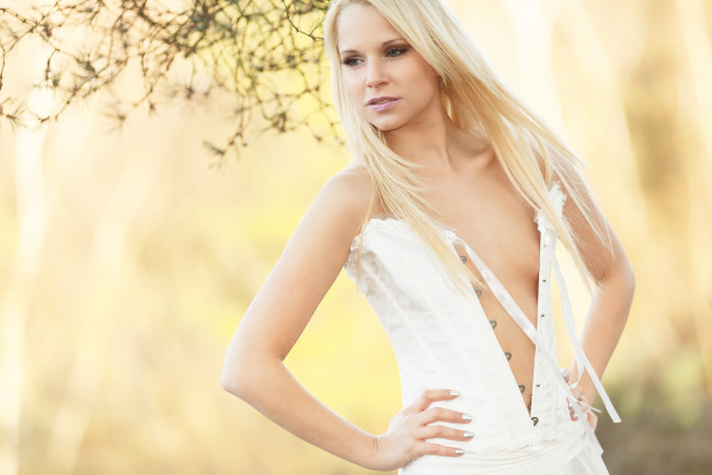 Обои картинки фото девушки, -unsort , блондинки,  светловолосые, фон, взгляд, девушка