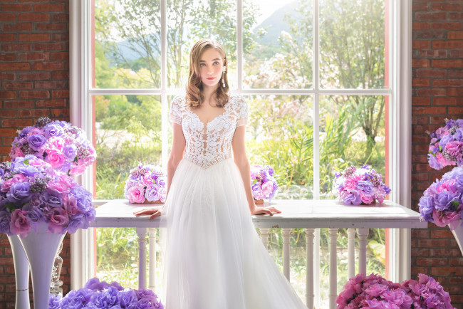 Обои картинки фото девушки, -unsort , невесты, невеста, платье, праздник, свадьба, красотка