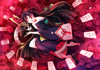 Картинка аниме onmyouji девушка