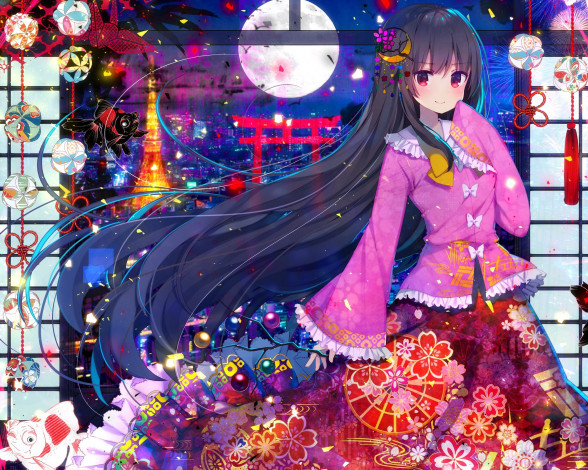 Обои картинки фото аниме, unknown,  другое , девочка