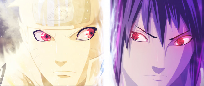 Обои картинки фото аниме, naruto, саске, наруто