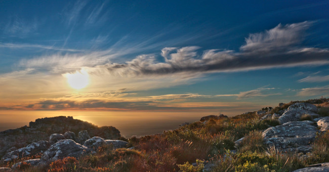 Обои картинки фото природа, восходы, закаты, простор